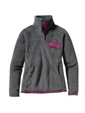 Patagonia Gray Worn Wear Re-Tool Snap-T Medium fleece Style # 25441